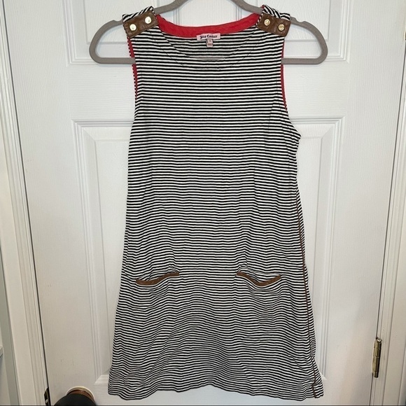 Juicy Couture Y2K Striped Mini Sleeveless Summer Dress small - Picture 1 of 8